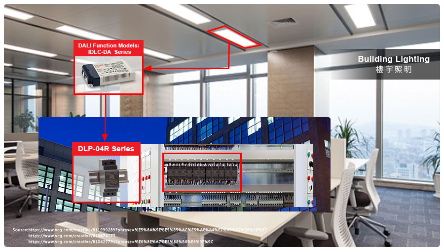 DLP-04系列  4W 超薄设计DALI总线明纬电源