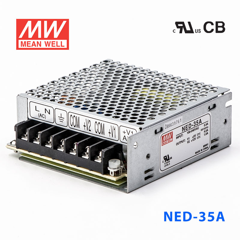 NED-35A 35W 5V 5A + 12V 1.5A 双路输出