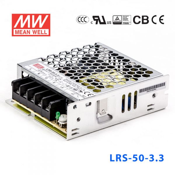 LRS-50-3.3/5/12 50W单路输出超薄型