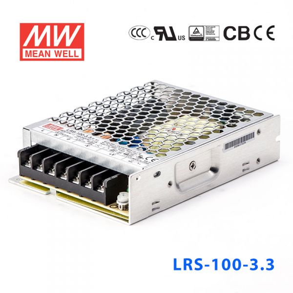 LRS-100-3.3/5/12单路输出超薄型低