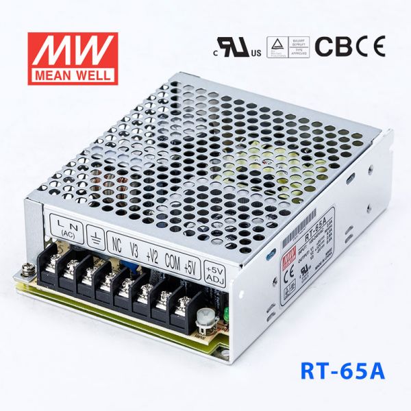 明纬电源RT-65A 65W +5V8A +12V3.5A