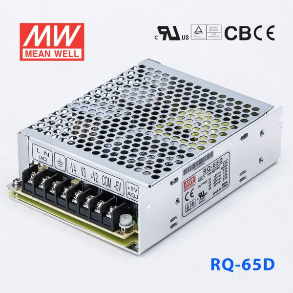 RQ-65D 65W +5V8A +12V3A +24V1.5A -12V